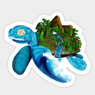 Turtle Island Sticker